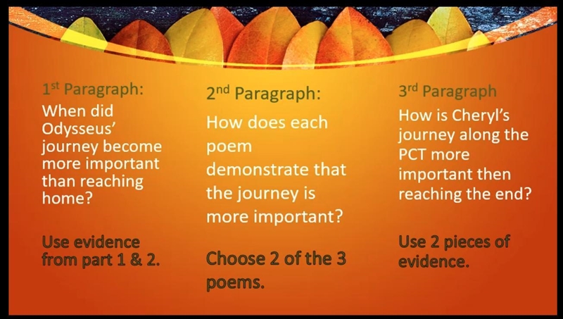 HELP ASAP Prompt: When does the journey matter more than the destination? Utilize-example-1