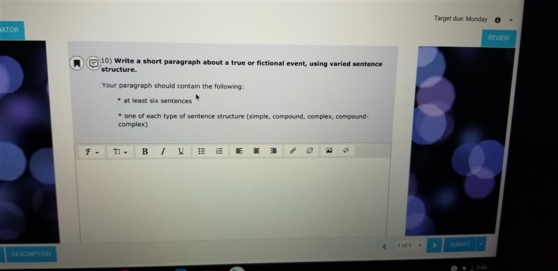 Does anybody know how to do this?it needs to be a short paragraph (at least 6 sentences-example-1