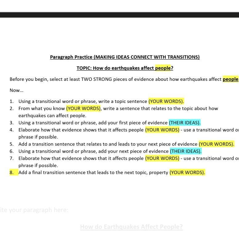 How do Earthquakes Affect People?-example-1