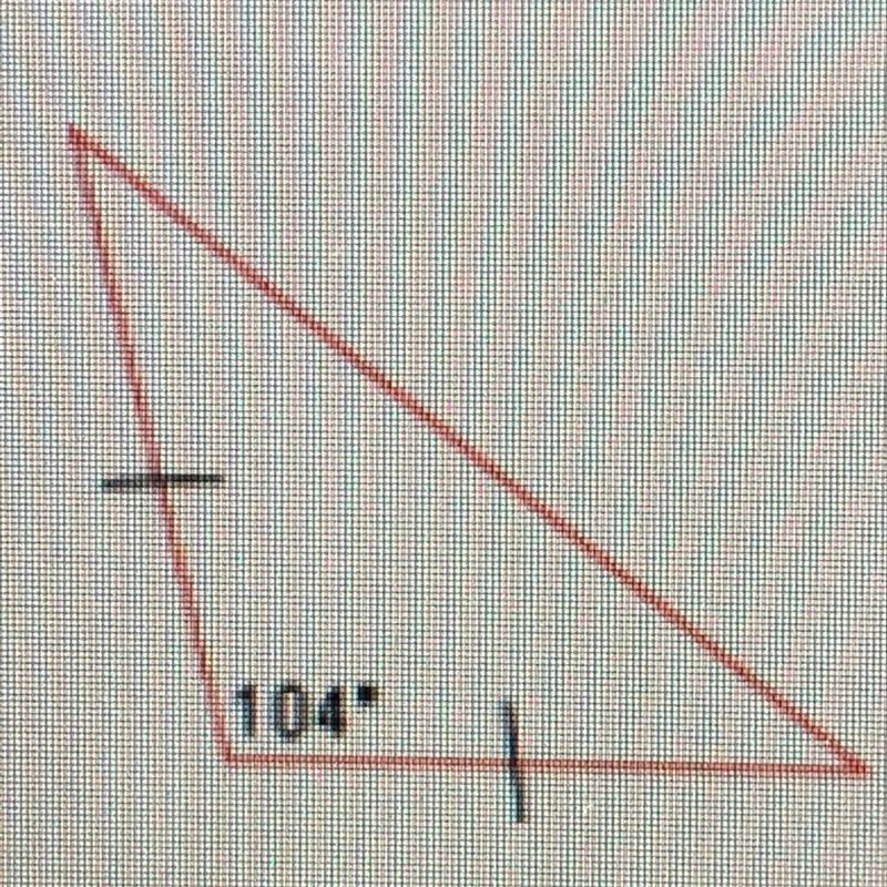 Classify the following triangle. Check all that apply. A. Isosceles B. Equilateral-example-1