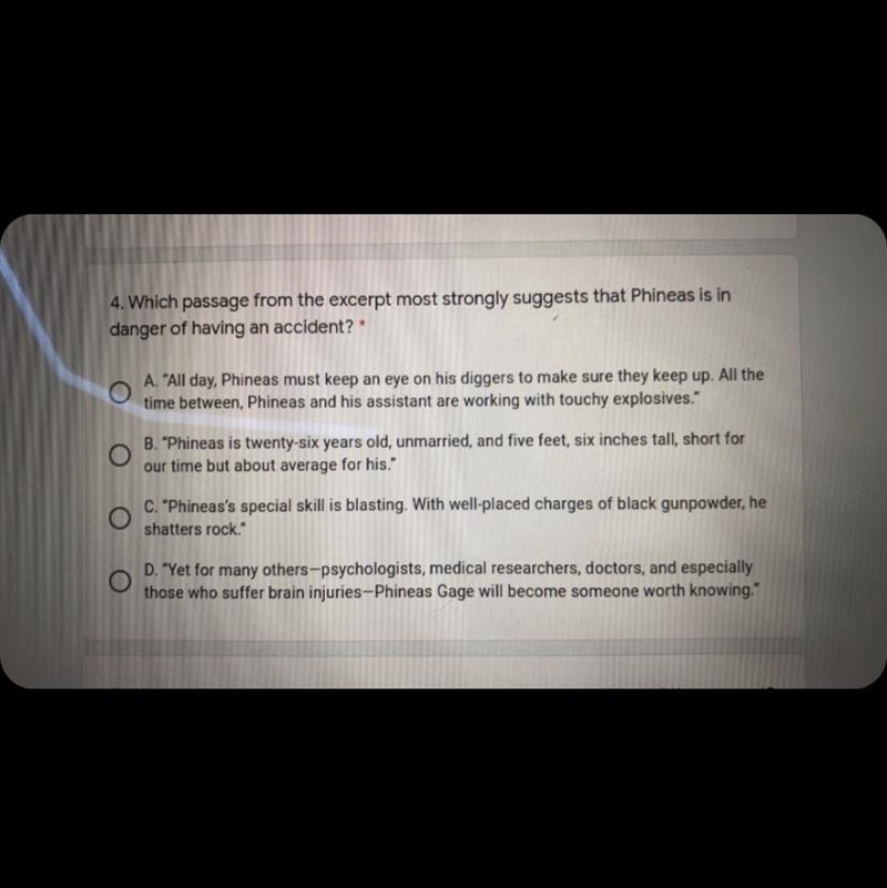 4. Which passage from the excerpt most strongly suggests that Phineas is in danger-example-1