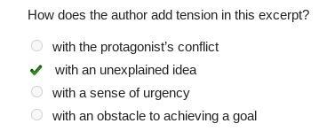 Read the excerpt from "Object Lesson, Part 2." And there it was. There it-example-1