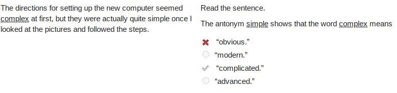 The directions for setting up the new computer seemed complex at first, but they were-example-1