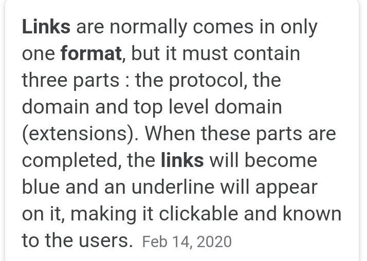 What's is a correct format of the website links​-example-1