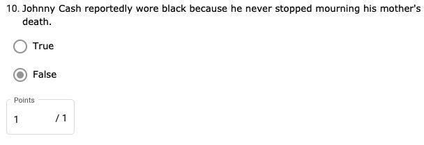 Johnny Cash reportedly wore black because he never stopped mourning his mother's death-example-1