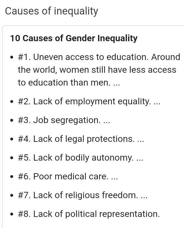 What is the cause of inequality?​-example-1