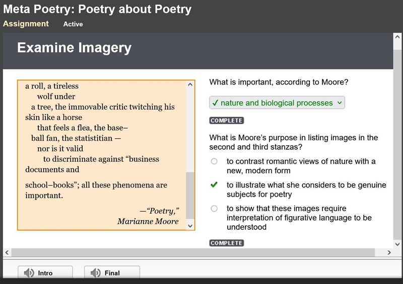 What is important, according to Moore-example-1