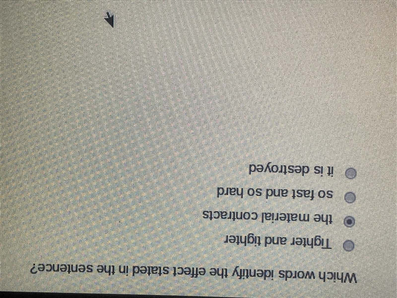 Which words identify the effect stated in the sentence?-example-1