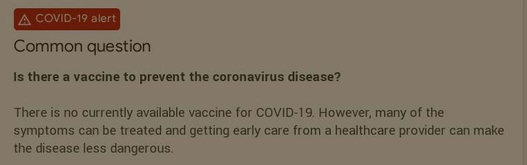 What is the vaccine of corona virus? ​-example-1