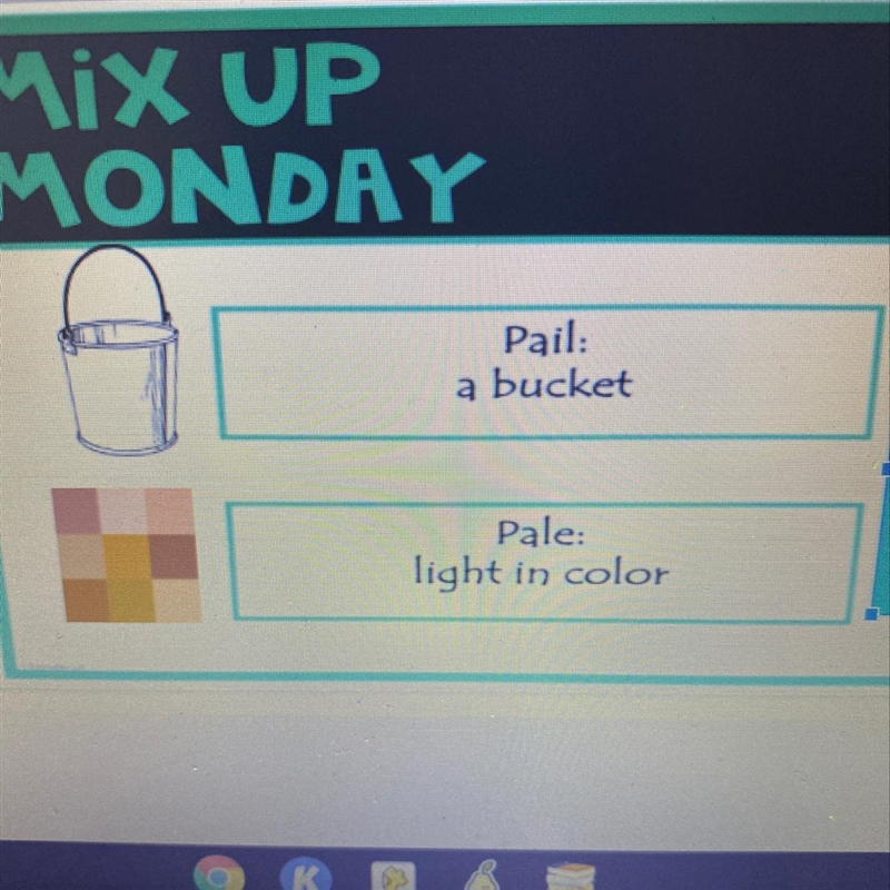 Use Pail and a Pale in a sentence .-example-1