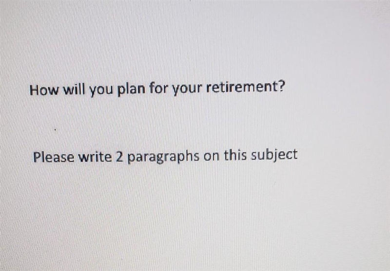 How will You Plan Your Retirement?​-example-1