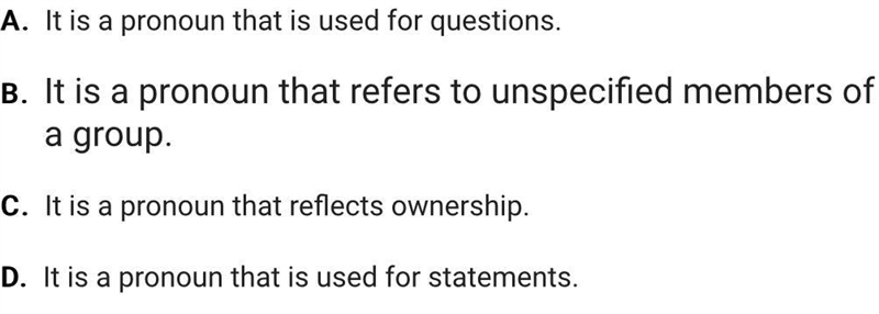 Please help!! What is an interrogative pronoun?-example-1