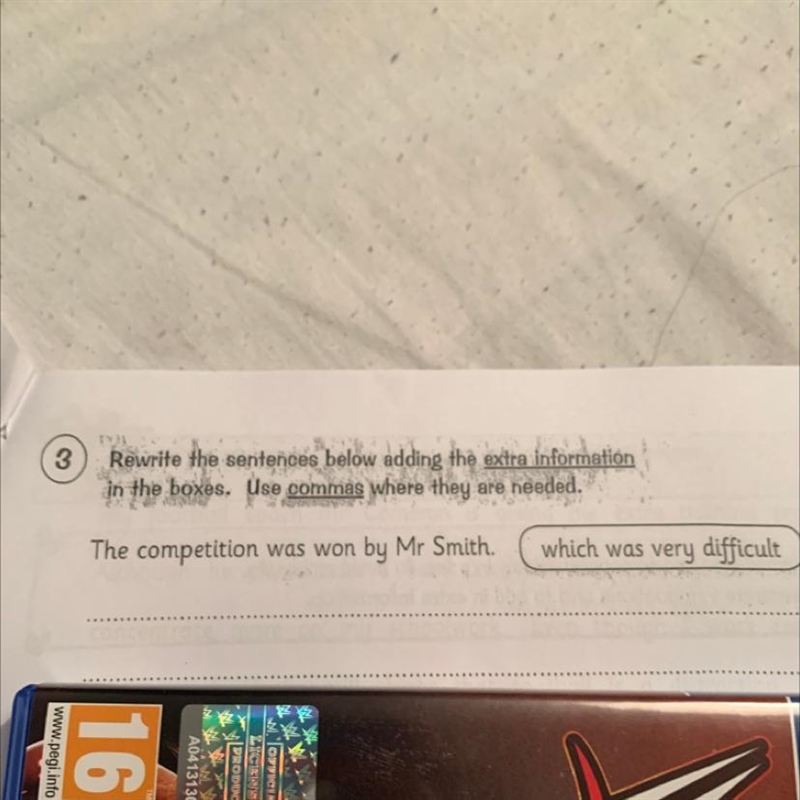 3 extra information in the boxes. Use commas where they are needed. | Թ Իդ/ԴԿԱհովայի» Ա, ՈՐ The-example-1