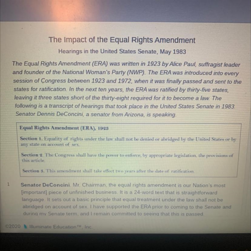 Help!! Which evidence from the text supports the idea that the ERA came very close-example-1