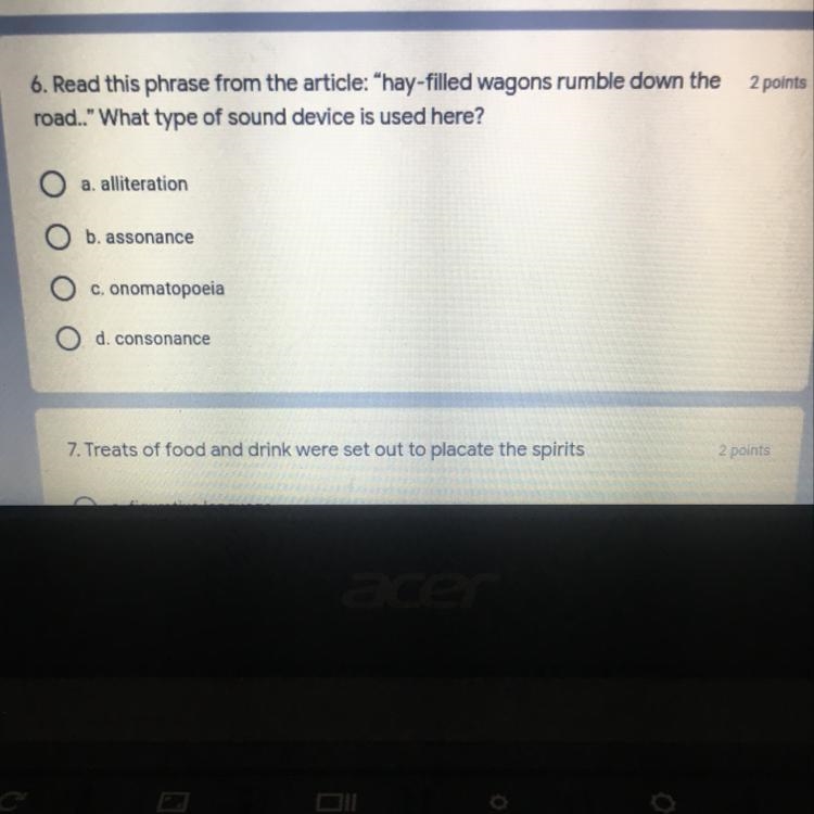 Pick a, b, c, or d To tell which fits the best in the sentence-example-1