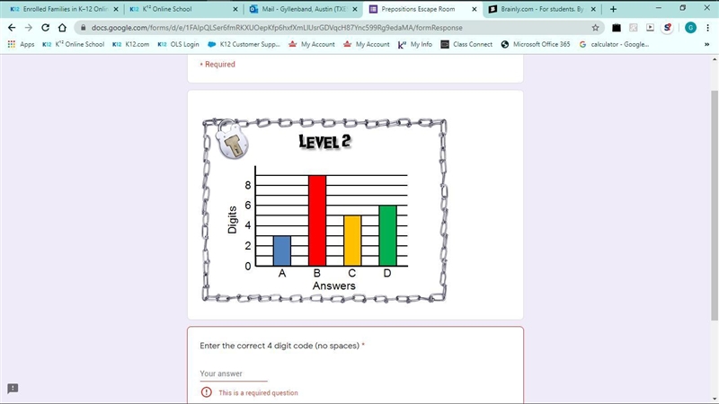 Help with Prepositions Escape Room-example-1