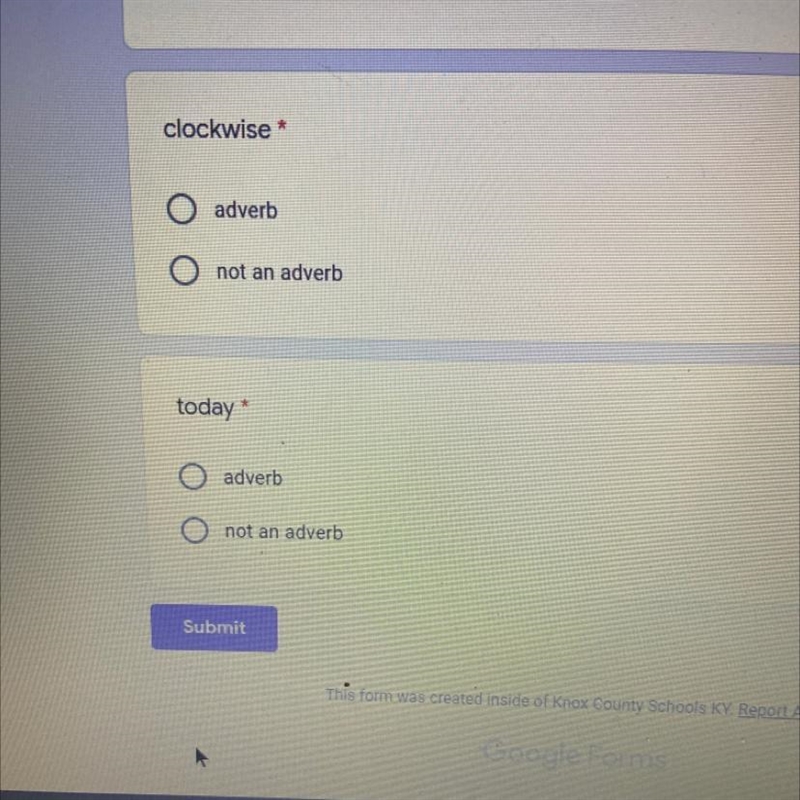 Clockwise adverb not an adverb today adverb not an adverb-example-1