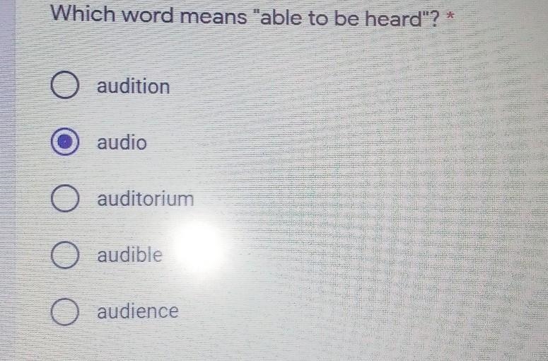 Which word means able to be heard ​-example-1