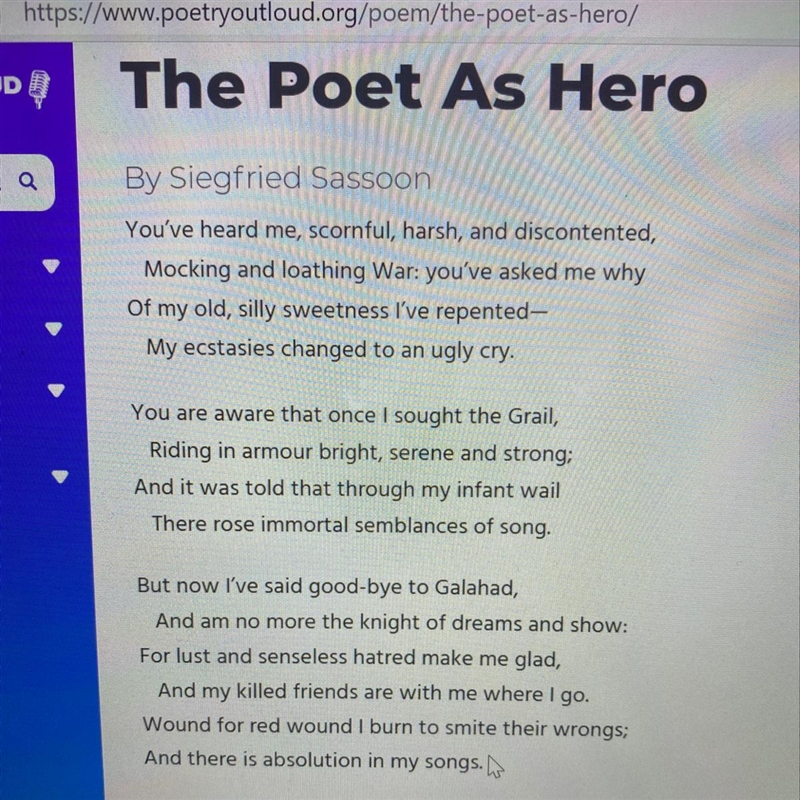 Whats the tone of this poem and example of it?-example-1