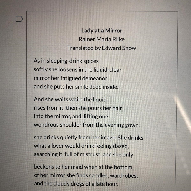 What is the effect of the euphony throughout the poem? O It is lulling, representing-example-1