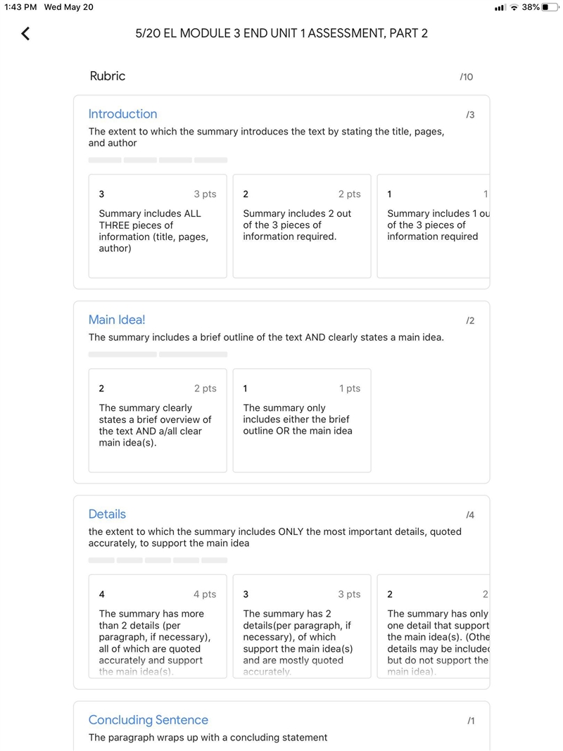 Write one main idea and 2 key details and make a One paragraph summary with it (Promises-example-3