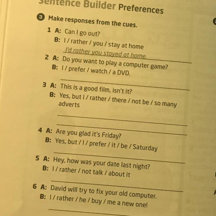 Make responses from the cues (photo)-example-1