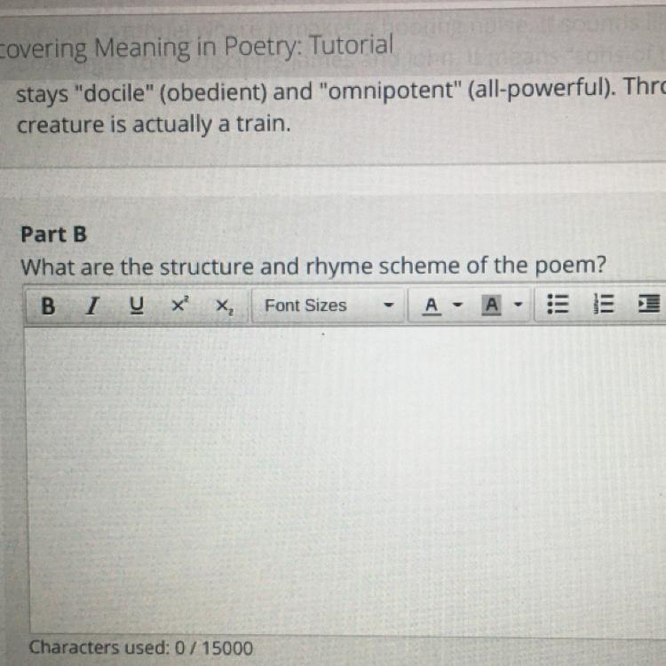 The poem that they are talking about is “The Railway Train” by Emily Dickinson. Plz-example-1