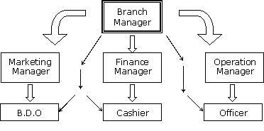 The flowchart above illustrates which type of organizational messages? a. lateral-example-1