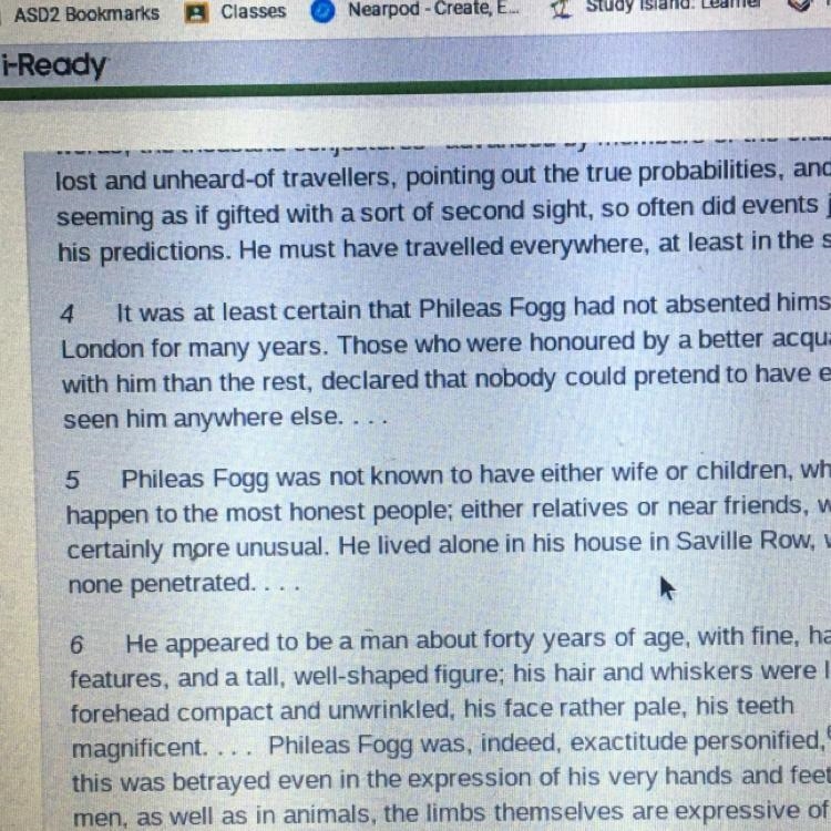 Mr. Phileas Fogg lived, in 1872, at No. 7, Saville Row, Burlington Gardens. ... He-example-1