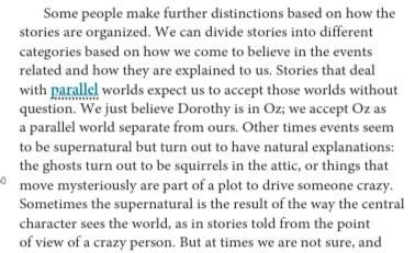 Lines 51–63: What are two types of horror stories? What is Russell’s purpose for describing-example-1