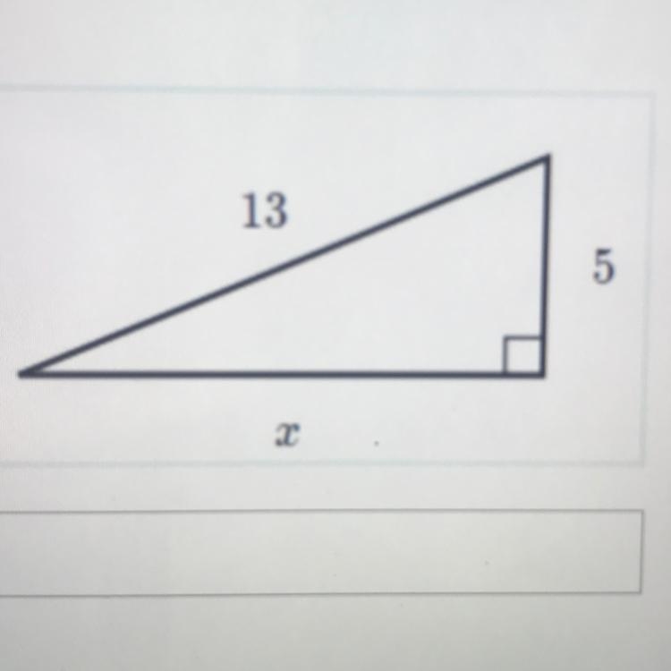 Find the value of X in the right triangle-example-1