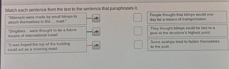 Match each sentence from the text to the sentence that paraphrases it. "Attempts-example-1