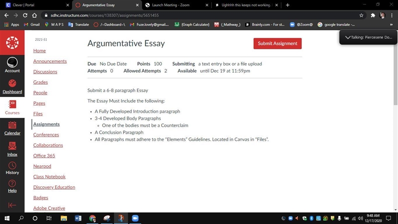 Sorry again I need help with an entire Argumentative essay due tomorrow. The link-example-1