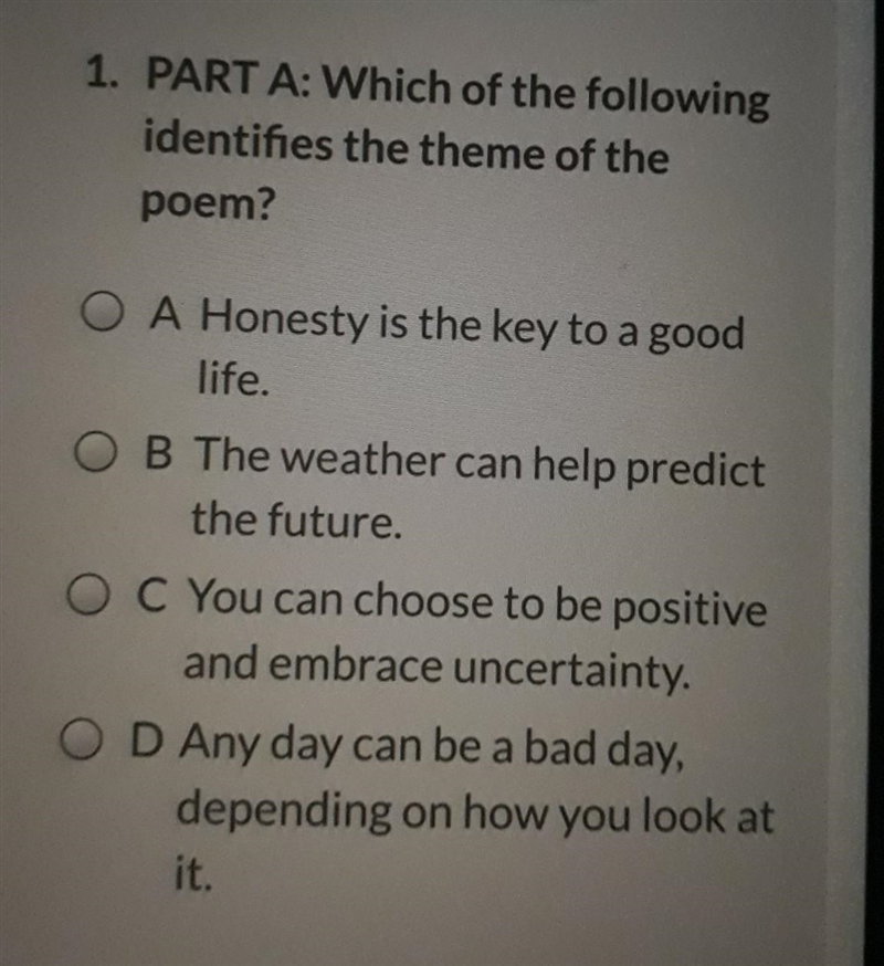 In the poet "truth by nikki grimes question are hard so i needed help​-example-1