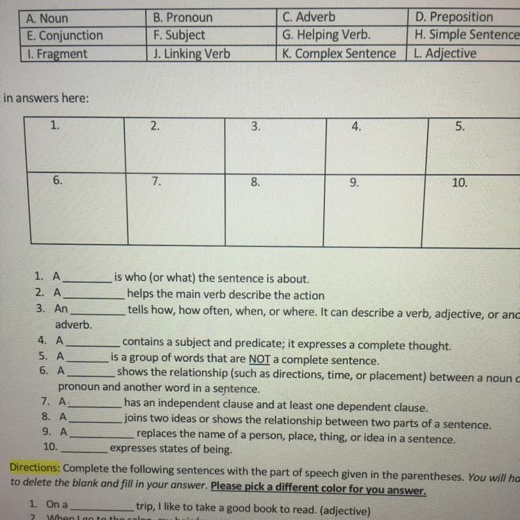 Please help 1 through 10-example-1