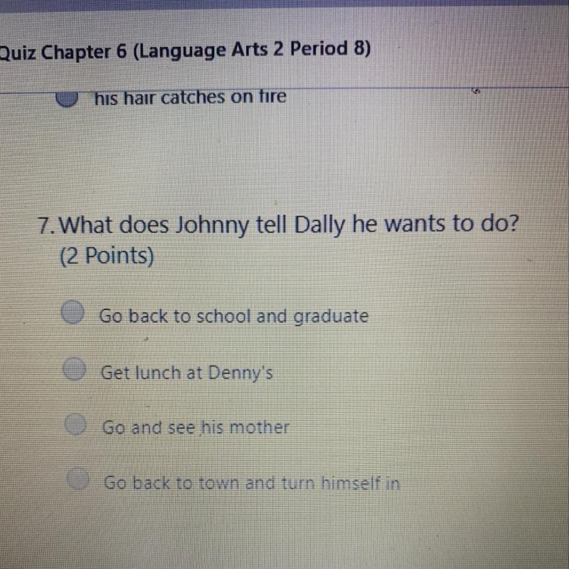 WHAT DOES JOHNNY TELL DALLY GE WANTS TO DO? NEED HELP RN-example-1