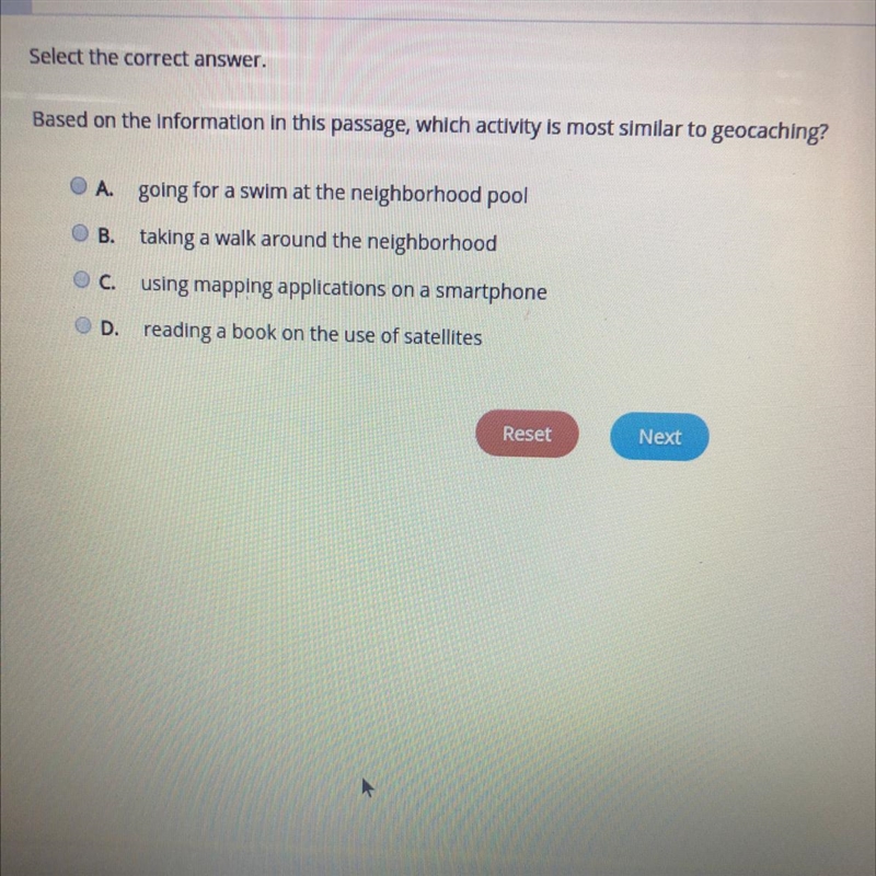 3 Select the correct answer. Based on the information in this passage, which activity-example-1