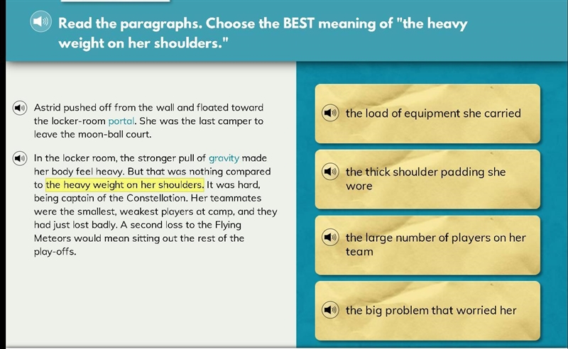 26 points Read the paragraph. Choose the BEST meaning of "didn't let it ruffle-example-1