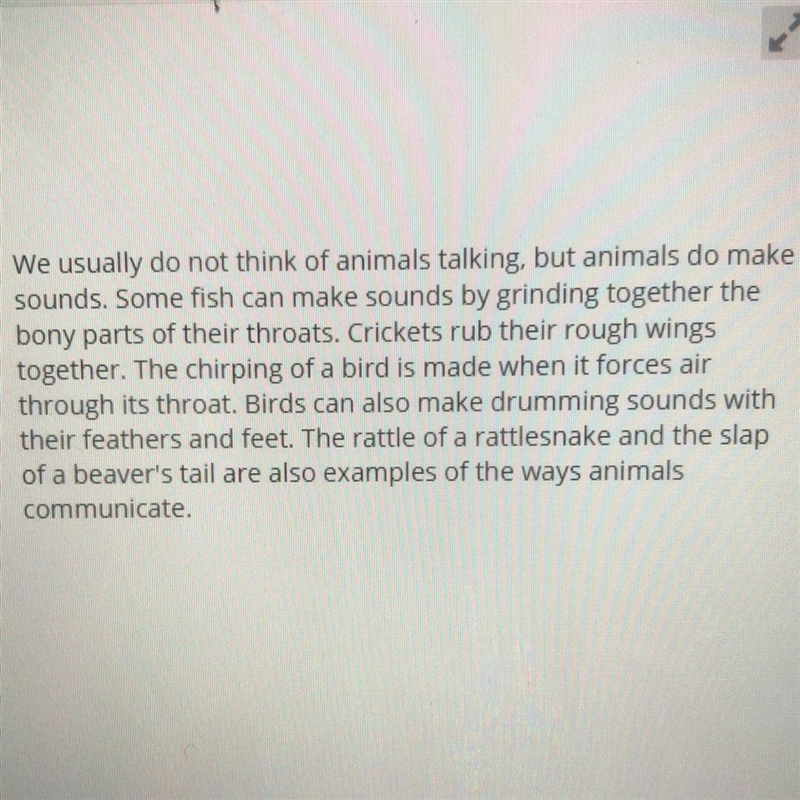 Which method of development was used In this paragraph? A. Example B.Sequence of events-example-1