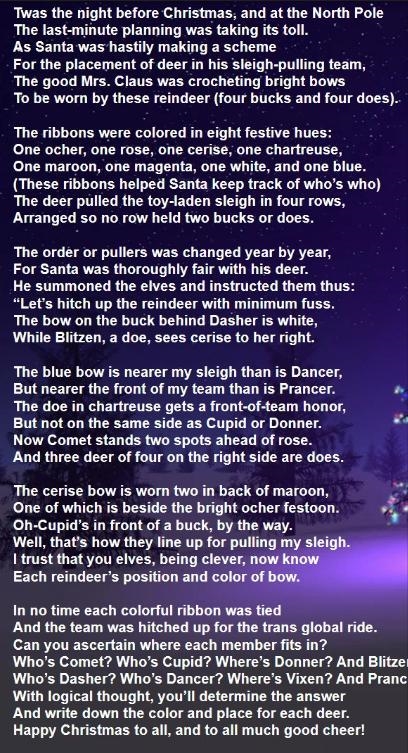 Anybody want to help solve a Christmas riddle?-example-1