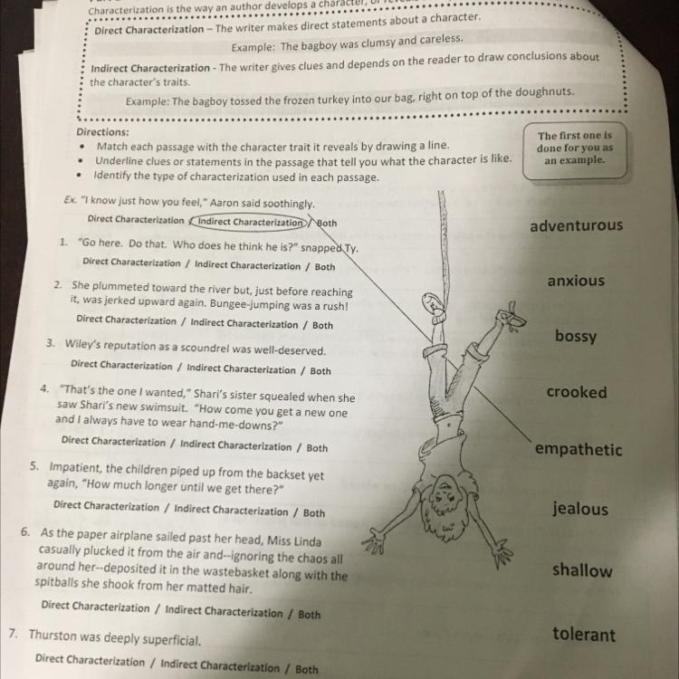 Part 2 characterization-example-1