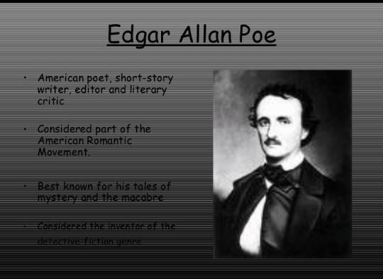 How did edgar Allan joe get involved in writing?-example-1