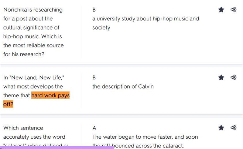 In “New Land, New Life,” what most develops the theme that hard work pays off? A) the-example-1