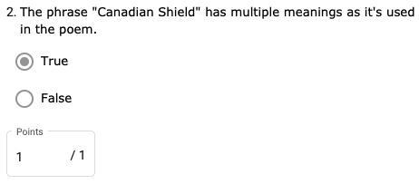 The phrase Canadian Shield has multiple meanings as it’s used in the poem-example-1