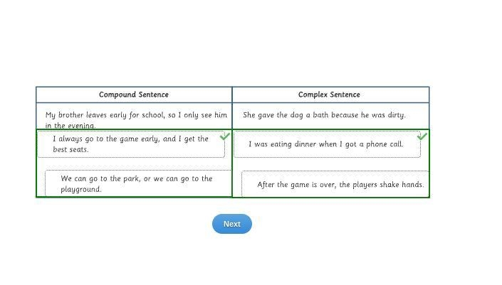 Identify each sentence as a compound or complex sentence-example-1