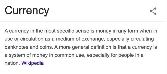 75 points! What is currency? A rise in prices due to an increase in the supply of-example-1