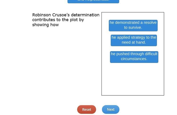 Which three phrases correctly complete the sentence? he demonstrated a resolve to-example-1