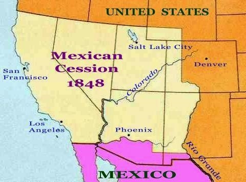 Mexico ceded territory to the US in what year?-example-1