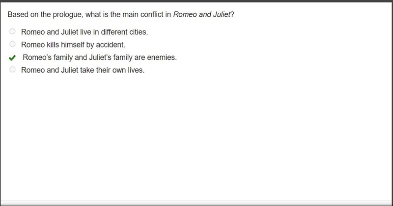 Based on the prologue what is the main conflict in romeo and juliet-example-1