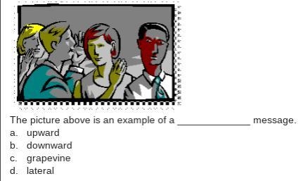 HELP!!!! The picture above is an example of a a. upward b. downward C. grapevine d-example-1